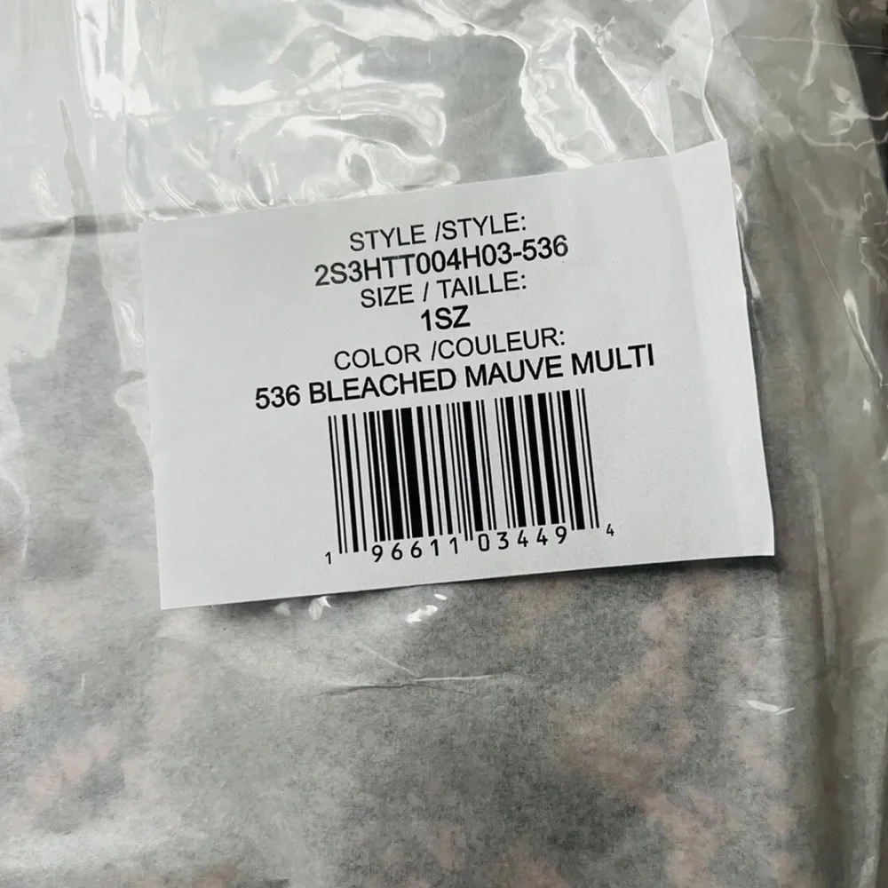 *NEW* MARC JACOBS-SNAKE EMBOSSED LEATHER MICRO TOTE COLOR BLEACHED MAUVE-MULTI - Picture 6 of 7